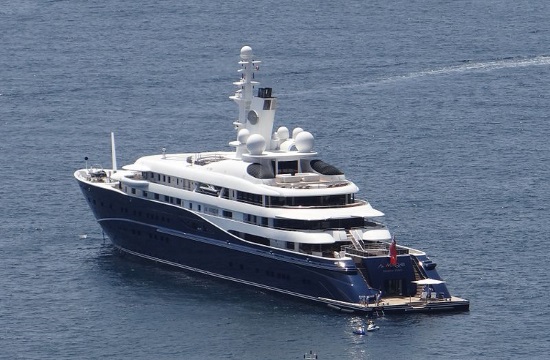 The super-rich take their mega-yachts to the waters of Greece